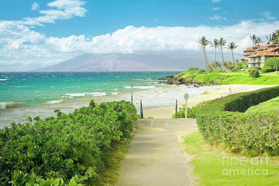 Beach Photograph - Polo Beach Wailea Maui Hawaii #5 by Sharon Mau