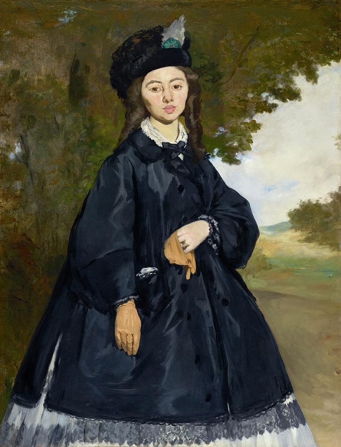 Edouard Manet Painting - Portrait of Madame Brunet  #5 by Art Dozen