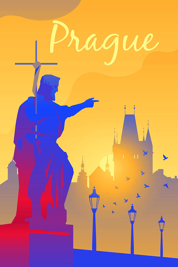 Prague #5 Digital Art by Celestial Images
