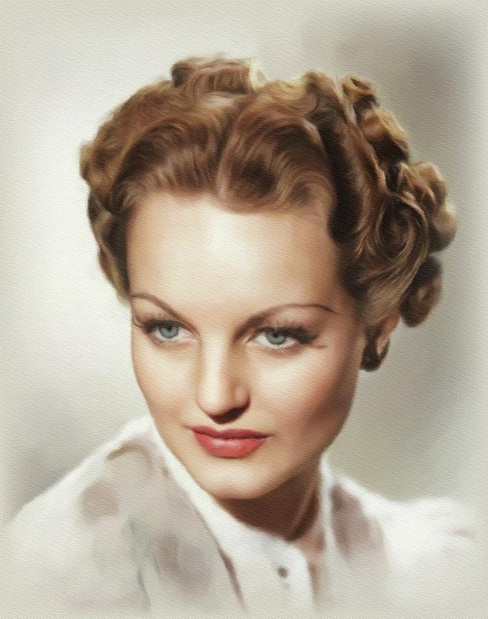 Rochelle Hudson, Movie Legend Painting by John Springfield - Fine Art ...