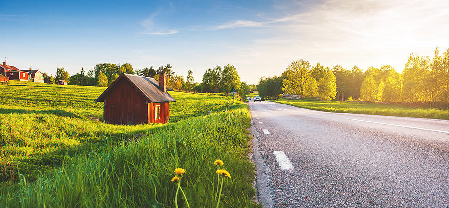 Rural scene in Sweden #5 Photograph by Knape
