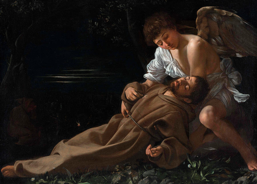 Saint Francis of Assisi in Ecstasy Painting by Caravaggio