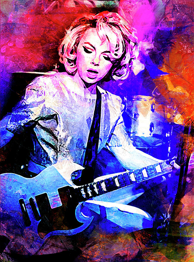 Samantha Fish Digital Art by Eva Ivanova - Fine Art America