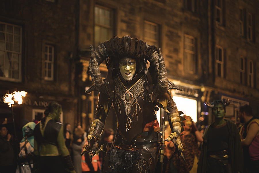Samhuinn Fire Festival At Halloween in Edinburgh #5 Photograph by Theasis