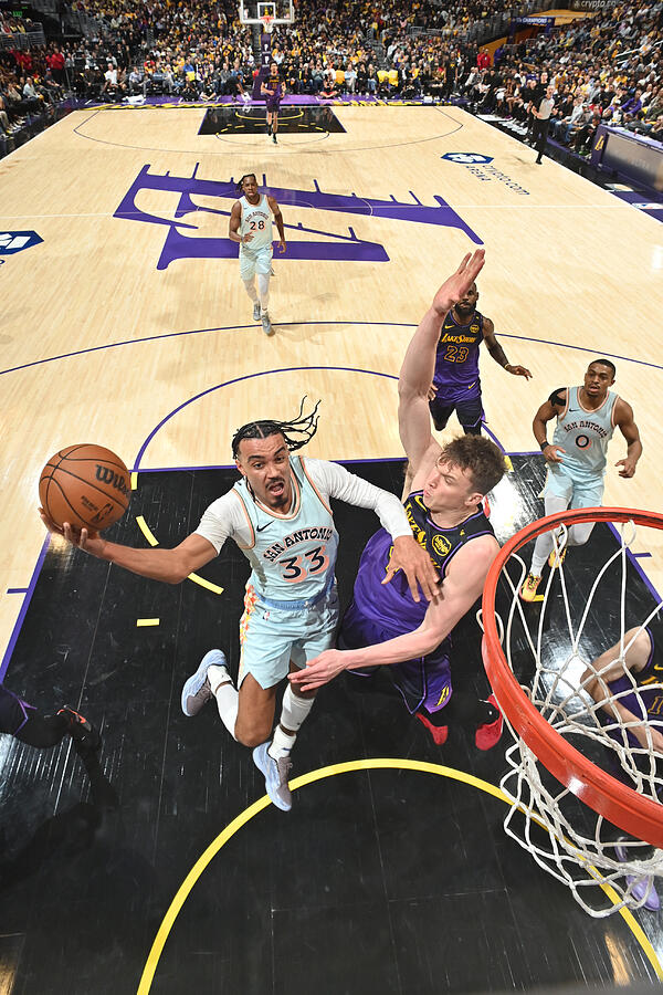 San Antonio Spurs v Los Angeles Lakers #5 Photograph by Adam Pantozzi San Antonio Spurs v Los Angeles Lakers #5 Photograph by Adam Pantozzi