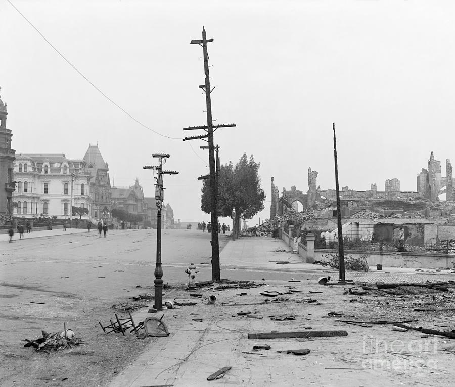 San Francisco Earthquake, 1906 #6 Photograph by Granger