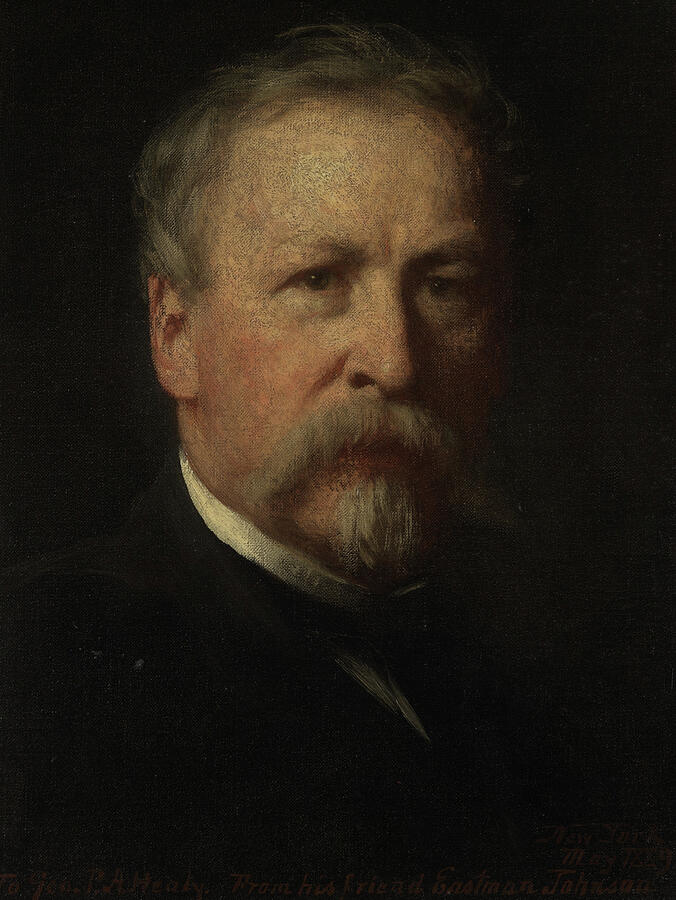 Self-Portrait, from 1889 Painting by Eastman Johnson - Fine Art America