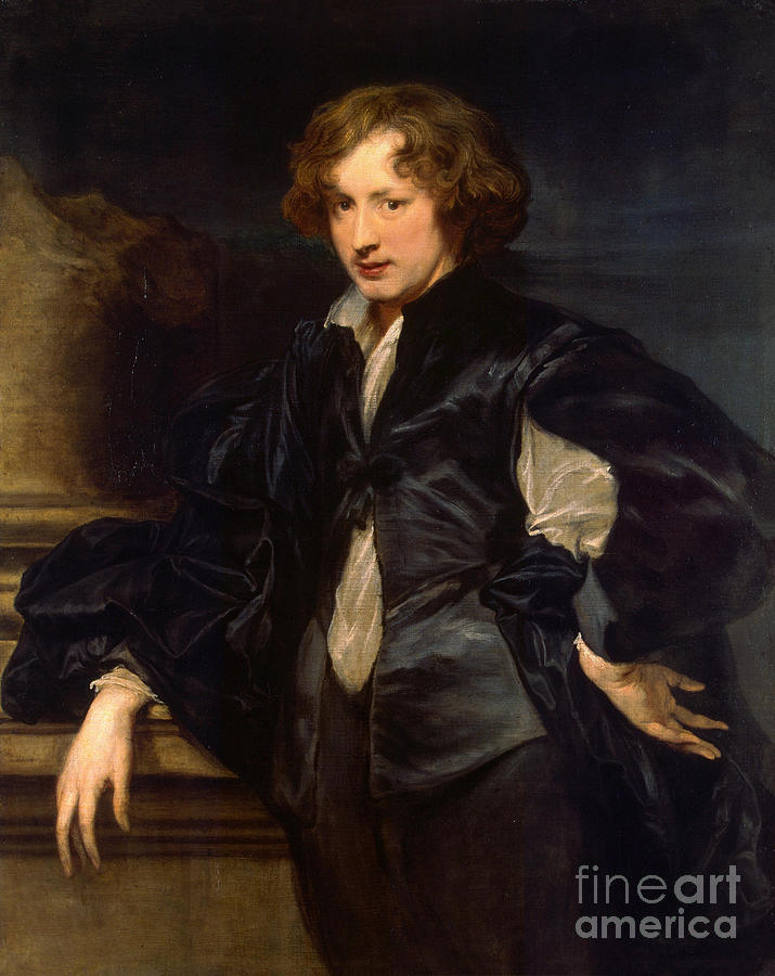 Self-Portrait #5 Painting by Sir Anthony van Dyck