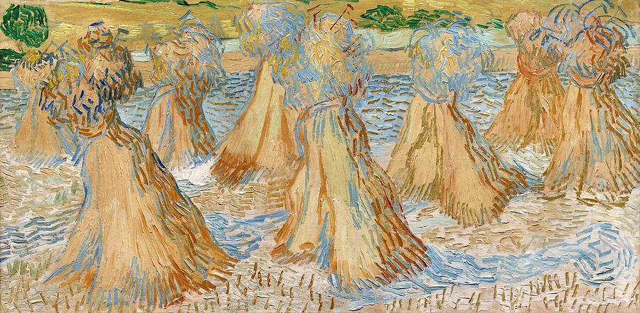Vincent Van Gogh Painting - Sheaves of Wheat #5 by Vincent van Gogh