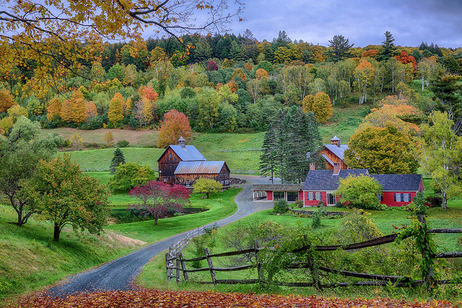 Sleepy Hollow Farm Woodstock Vermont Photograph by Chris Mangum - Fine ...
