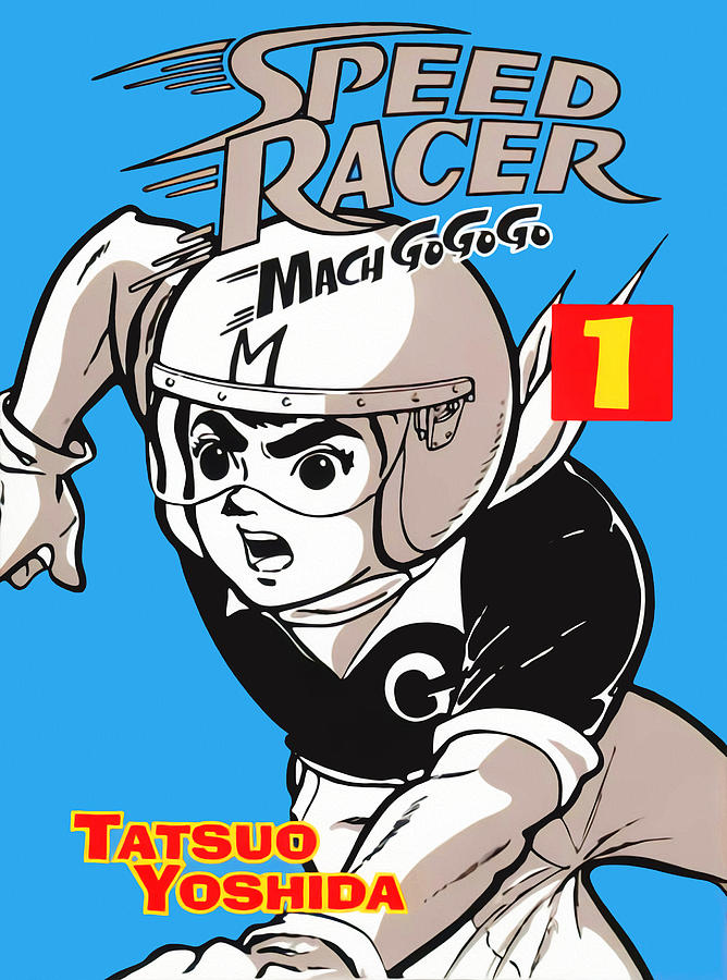 SPEED RACER & THE MACH 5 ORIGINAL COMIC ART COLOR SKETCH 2 ON CARD STOCK