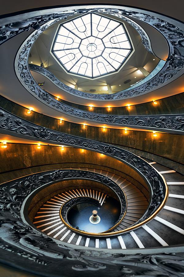Spiral staircase #5 Photograph by Songquan Deng
