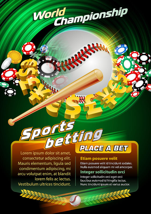 Sports betting baseball #5 Drawing by Derrrek
