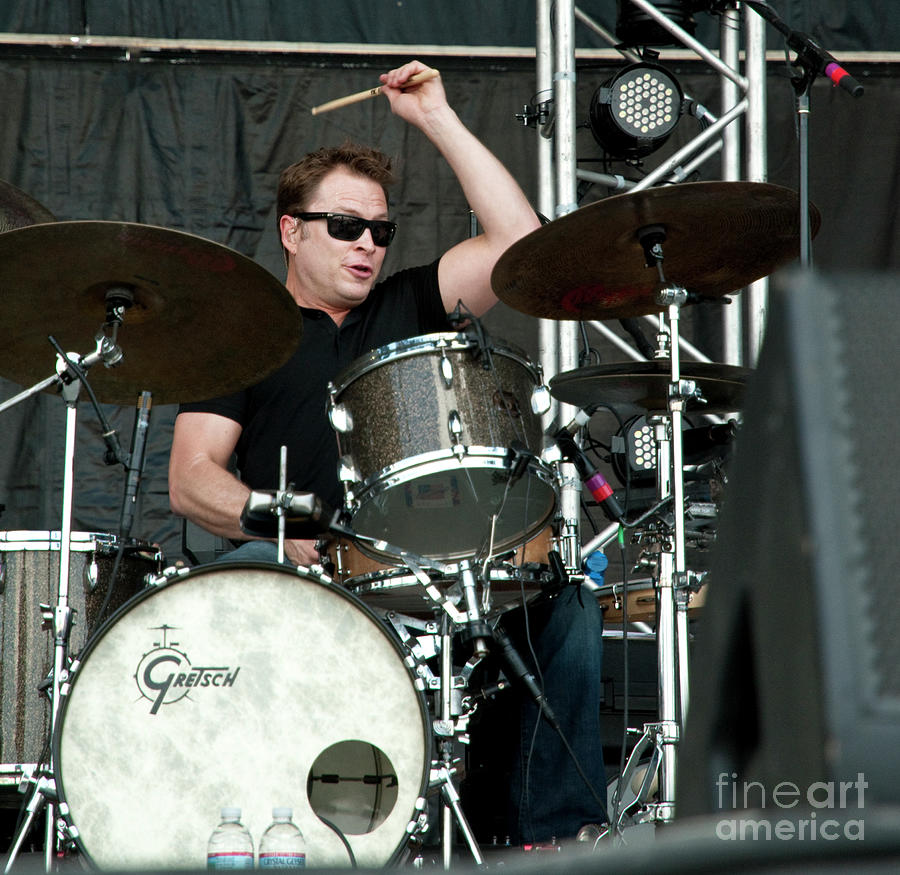 Stanton Moore with Galactic at Bonnaroo #6 Photograph by David Oppenheimer