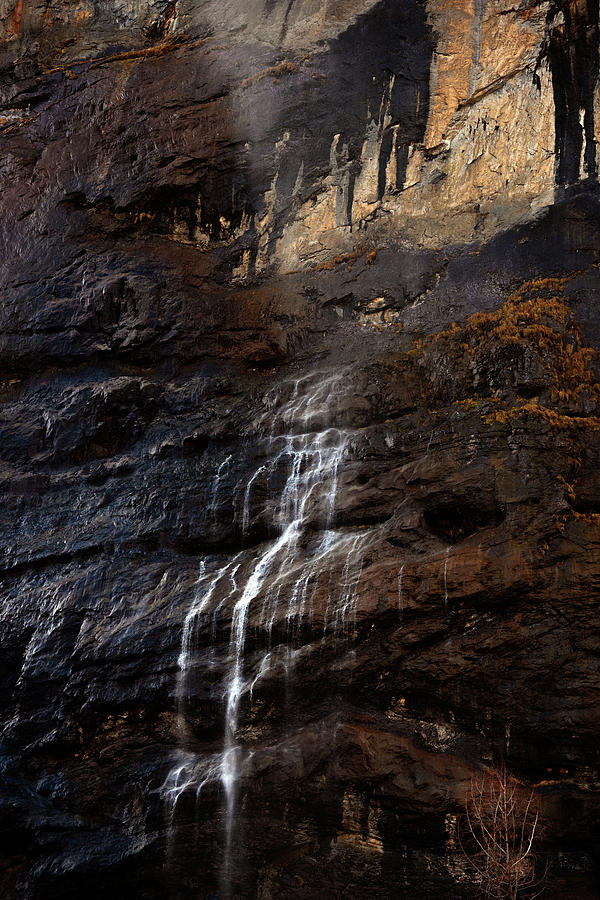 Mountain Photograph - Staubbach Waterfall #5 by Svetlana Sewell
