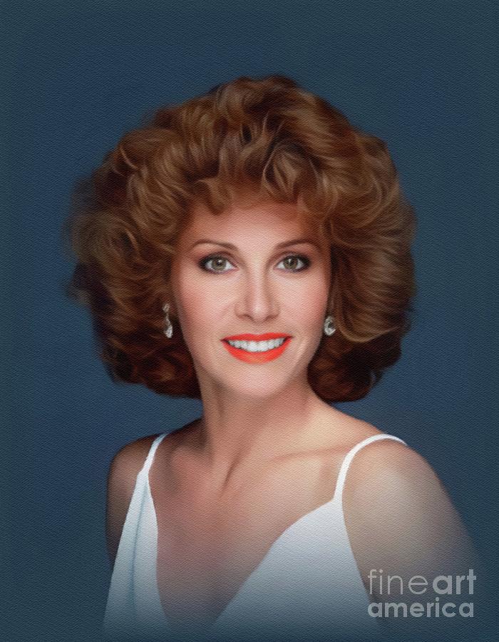 Stefanie Powers, Actress Painting by John Springfield - Fine Art America