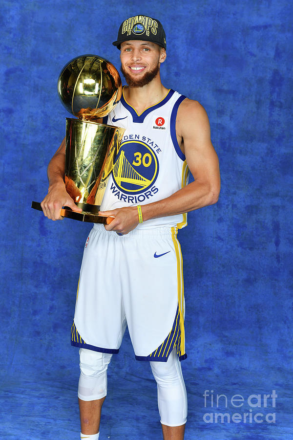 Stephen Curry of the Golden State Warriors poses for a portrait