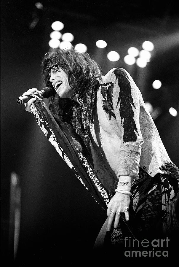 Steven Tyler Photograph - Steven Tyler - Aerosmith #37 by Concert Photos