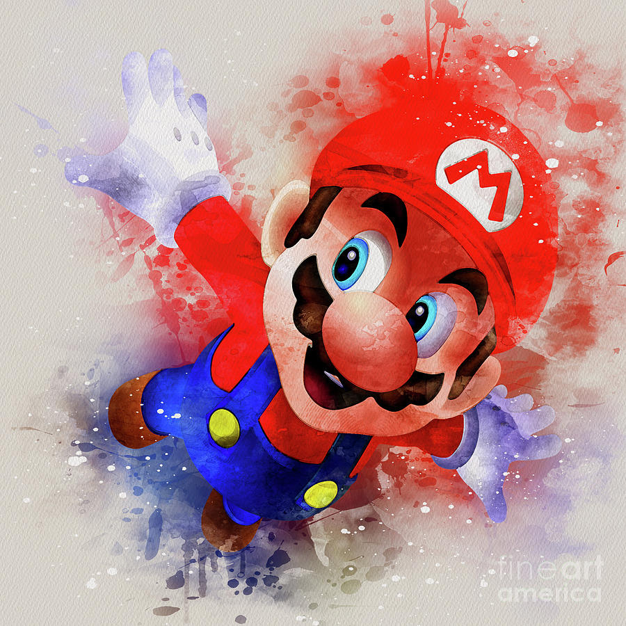 Super Mario Luigi Painting by Kun Funny - Fine Art America