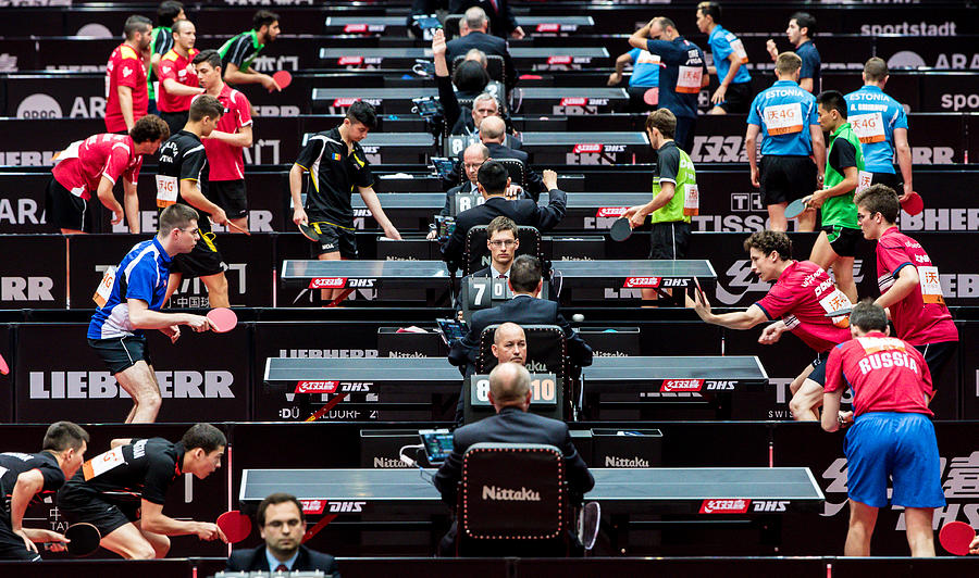 Table Tennis World Championship - Day 2 #5 Photograph by Maja Hitij