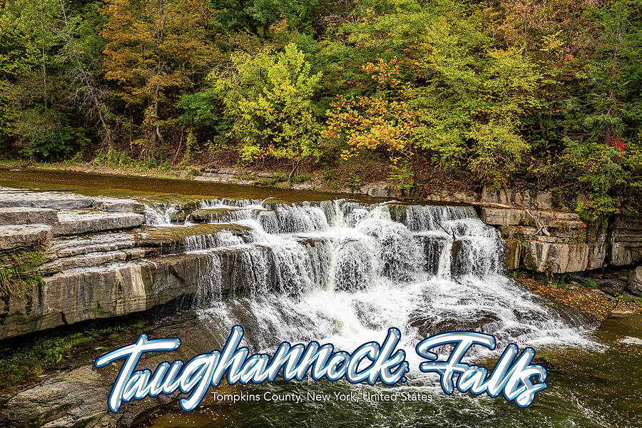 Taughannock Falls Tompkins County New York Photograph by Gestalt 