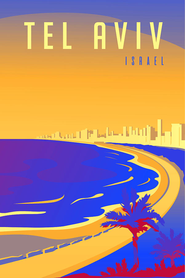 Tel Aviv #5 Digital Art by Celestial Images