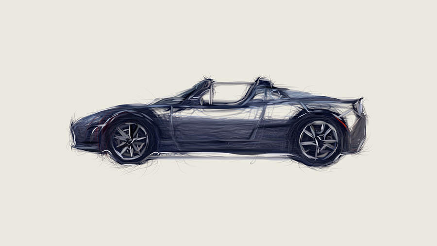 https://images.fineartamerica.com/images/artworkimages/mediumlarge/3/5-tesla-roadster-car-drawing-carstoon-concept.jpg