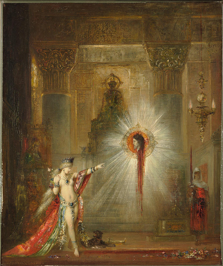 Gustave Moreau Painting - The Apparition  #5 by Gustave Moreau