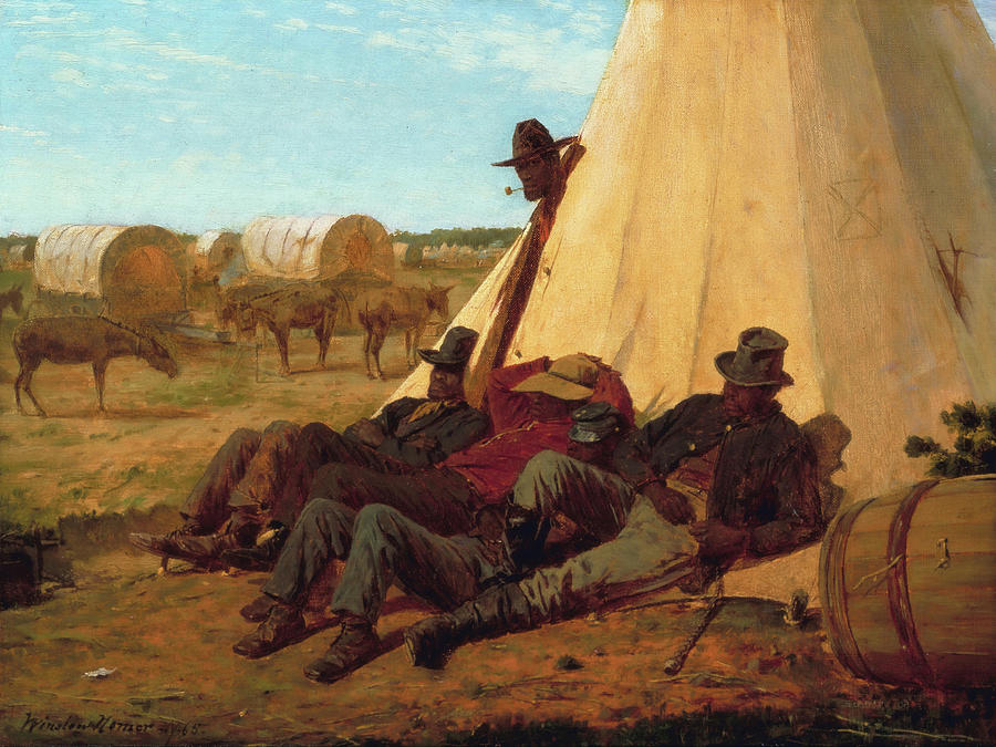 American Artists Painting - The Bright Side #5 by Winslow Homer
