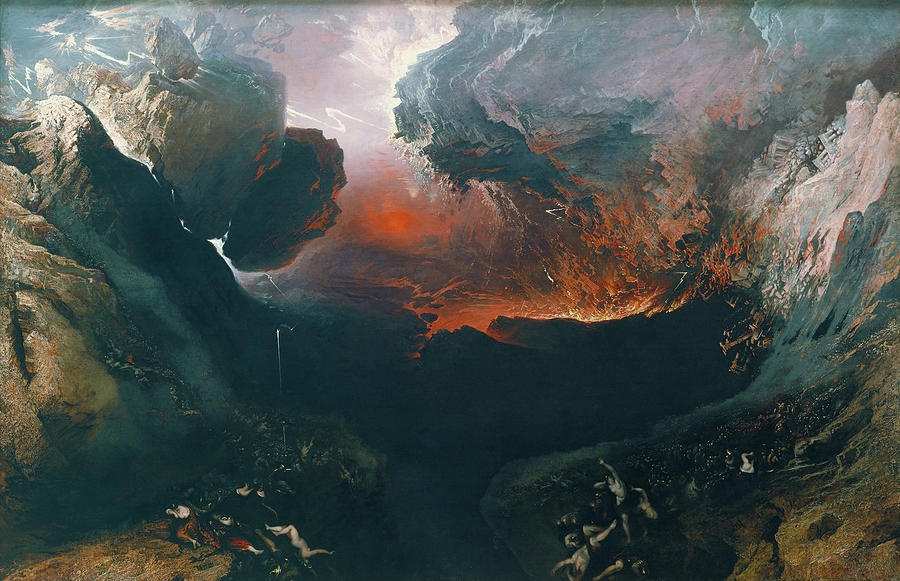 The Great Day of His Wrath #5 Painting by John Martin