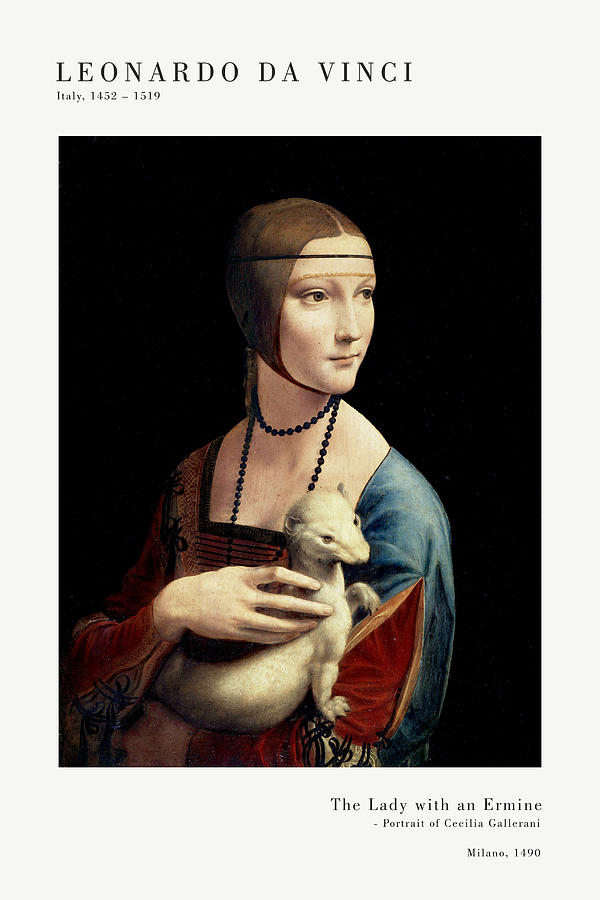 The Lady with an Ermine Painting by Leonardo Da Vinci - Fine Art America