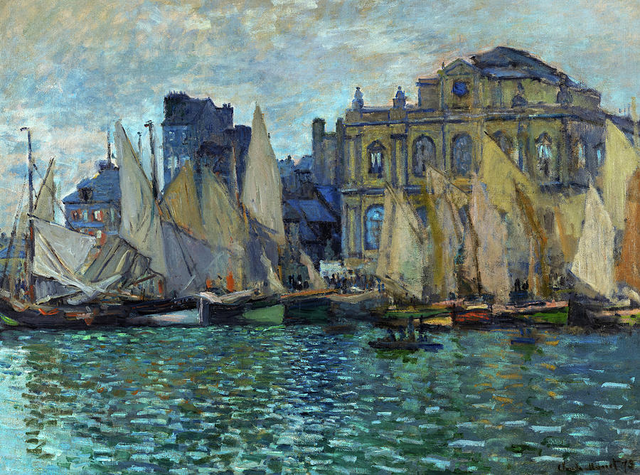 Claude Monet Painting - The Museum at Le Havre #5 by Claude Monet
