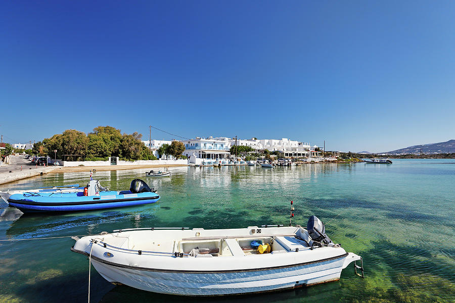 The port of Antiparos island, Greece #5 Photograph by Constantinos Iliopoulos