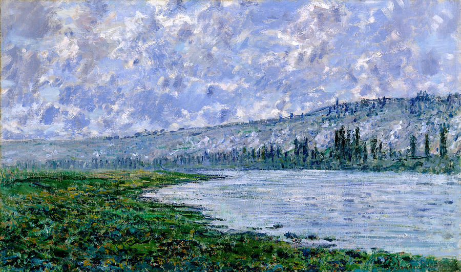 Claude Monet Painting - The Seine at Vetheuil #5 by Claude Monet
