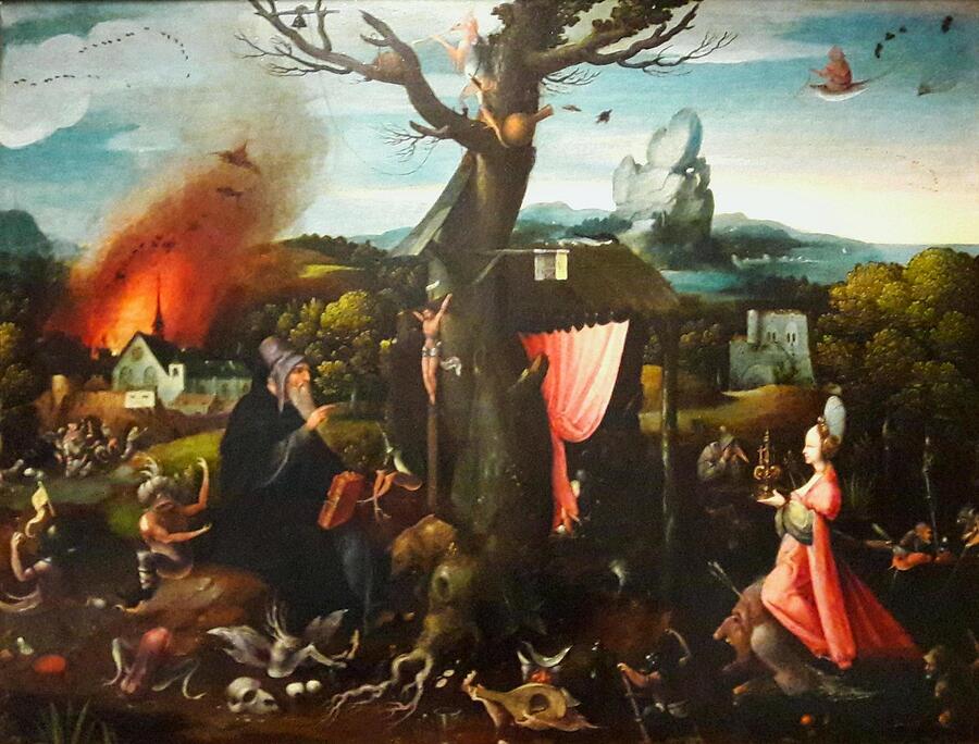 The Temptation of Saint Anthony Painting by Jan Wellens de Cock Fine
