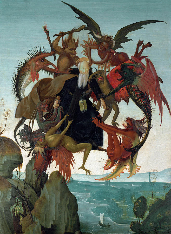 Michelangelo Painting - The Torment of Saint Anthony #5 by Michelangelo Buonarroti