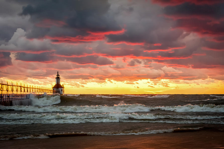 Tiscornia Park Beach St. Joseph MI Photograph by Molly Pate - Fine Art ...