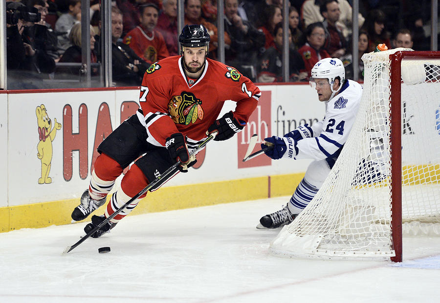 Toronto Maple Leafs v Chicago Blackhawks #5 Photograph by Brian Kersey