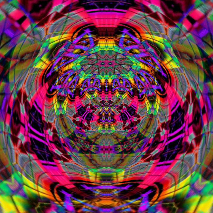 Trippy Face Digital Art by Greta Rozanska - Fine Art America