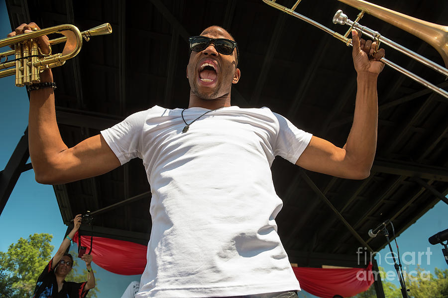 Trombone Shorty and Orleans Avenue #5 Photograph by David Oppenheimer