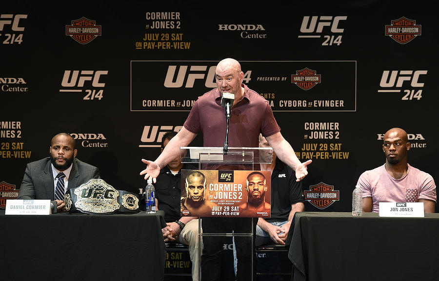 UFC 214- Press Conference #5 Photograph by Kevork Djansezian