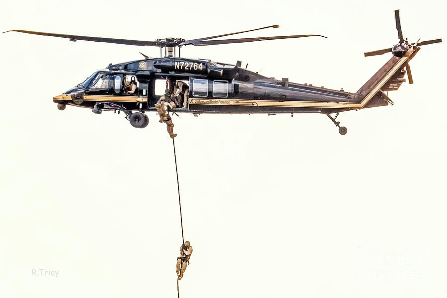US Homeland Security and Border Patrol Blackhawk Helicopter #2 Photograph by Rene Triay FineArt Photos
