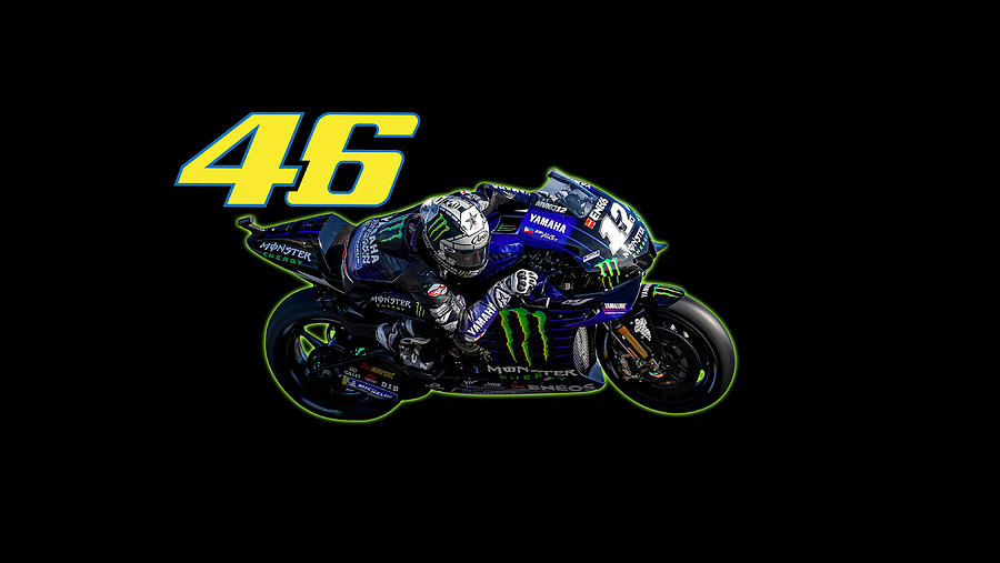 Valentino Rossi Digital Art by Lion Faeras - Pixels