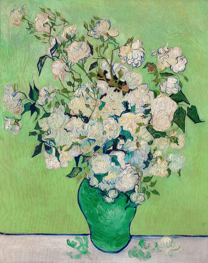 Vase of Flowers Painting by Vincent Van Gogh