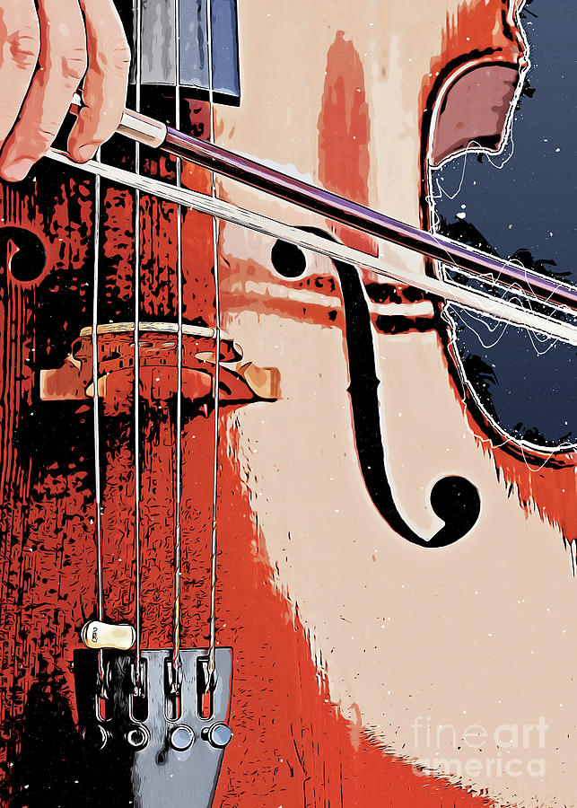 Violin Music Art #violin #music Digital Art