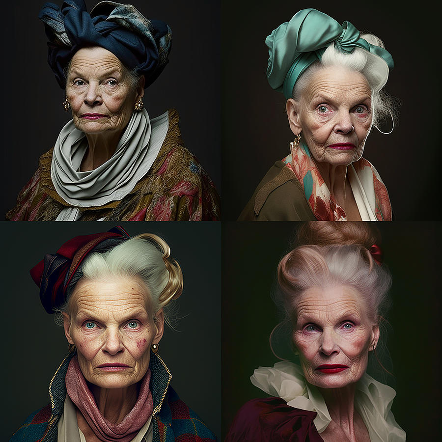 Vivien Westwood 1941-2022 Mixed Media by Stephen Smith Galleries - Fine ...