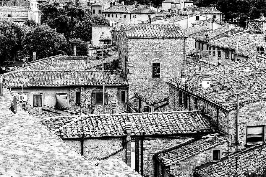 Volterra Houses Photograph