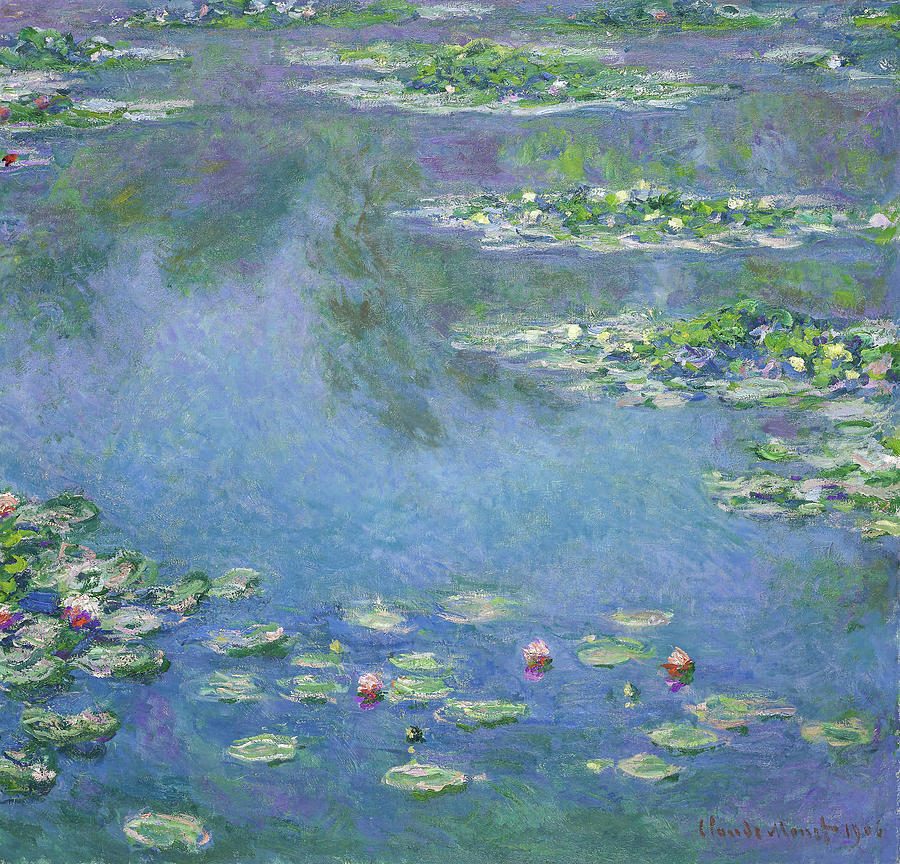 Water Lilies 1906 Painting by Claude Monet | Fine Art America