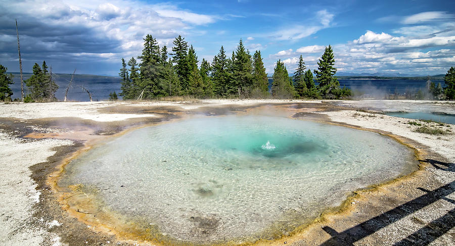 West Thumb Geyser Basin, Yellowstone National Park, Wyoming. #5 Photograph by Alex Grichenko