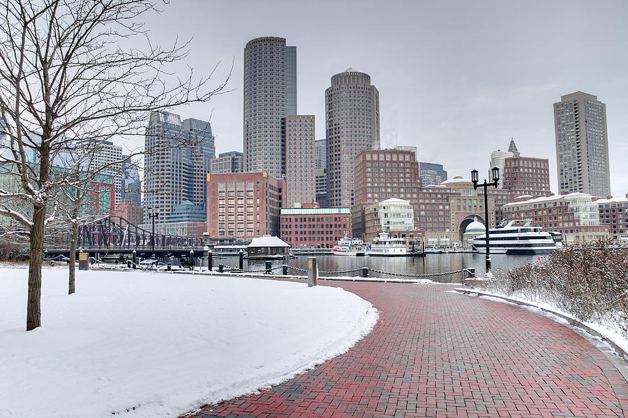 Winter in Boston #5 Photograph by DenisTangneyJr